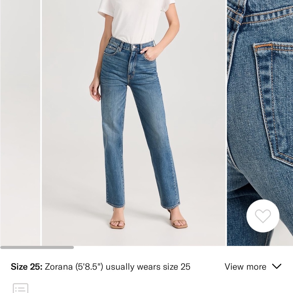 SLVRLAKE Women's Straight Leg Jeans in Blue